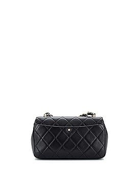 Chanel Resin Elegant Chain Flap Bag Quilted Lambskin Small (view 2)