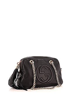 Gucci Soho Chain Zip Shoulder Bag Leather Small (view 2)