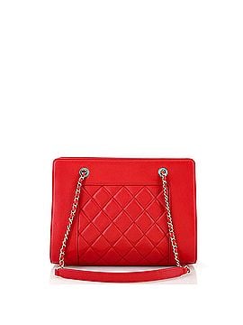 Chanel Mademoiselle Vintage Shopping Tote Quilted Sheepskin Small (view 2)