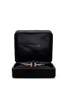 Tiffany & Co. T Wire Bracelet 18K Rose Gold with Diamonds (view 2)