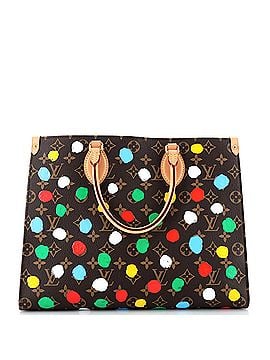 Louis Vuitton OnTheGo Tote Yayoi Kusama Painted Dots Monogram Canvas MM (view 1)