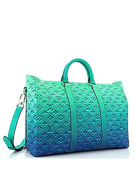 Louis Vuitton Keepall Tote Limited Edition Illusion Monogram Taurillon Leather (view 2)