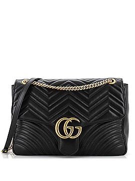 Gucci GG Marmont Flap Bag Matelasse Leather Large (view 1)
