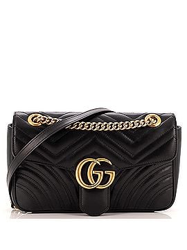 Gucci GG Marmont Flap Bag Matelasse Leather Medium (view 1)