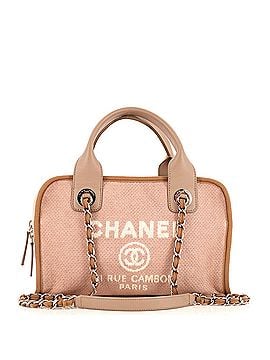 Chanel Deauville Bowling Bag Canvas Small (view 1)