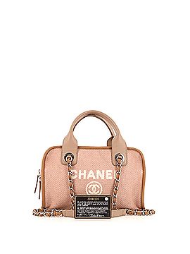 Chanel Deauville Bowling Bag Canvas Small (view 2)