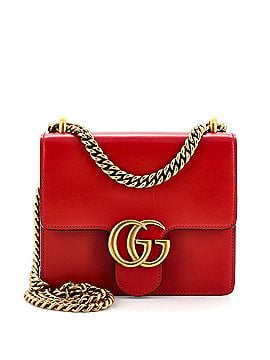 Gucci GG Marmont Chain Shoulder Bag Leather Small (view 1)