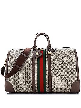 Gucci Ophidia Carry On Duffle Bag GG Coated Canvas Large (view 1)