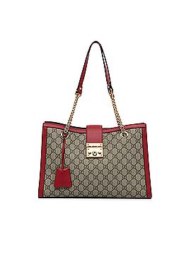 Gucci Medium GG Supreme Padlock Tote Bag (view 1)