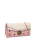 MCM 100% Coated Canvas Pink Visetos Millie Flap Leather Crossbody Bag One Size - photo 4