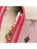 MCM 100% Coated Canvas Pink Visetos Millie Flap Leather Crossbody Bag One Size - photo 2