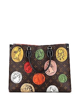 Louis Vuitton OnTheGo Tote Limited Edition Fornasetti Cameo Monogram Canvas MM (view 1)
