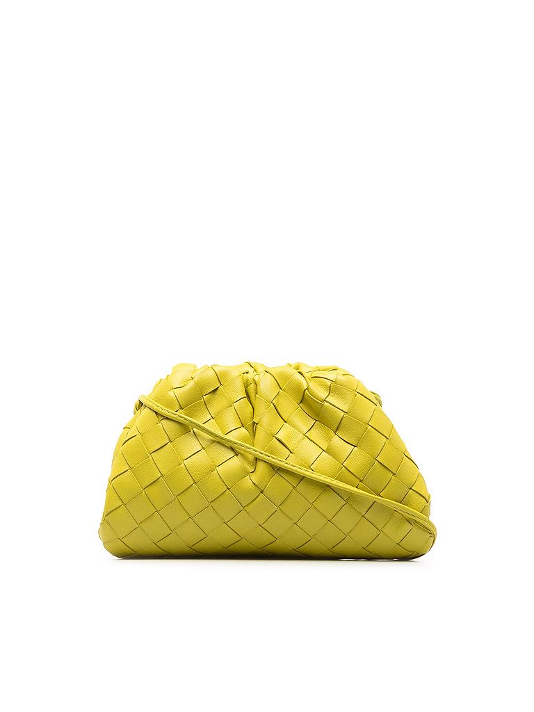 Bottega Veneta 100% Leather Yellow Intrecciato The Mini Pouch One Size - photo 1