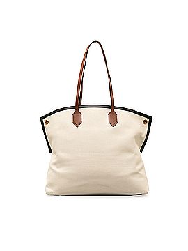 Burberry Canvas Society Tote (view 2)