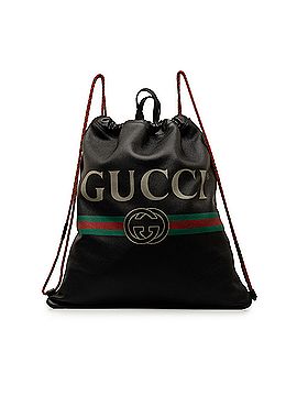 Gucci Logo Drawstring Backpack (view 1)