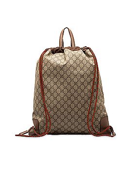 Gucci GG Supreme Courrier Drawstring Backpack (view 2)