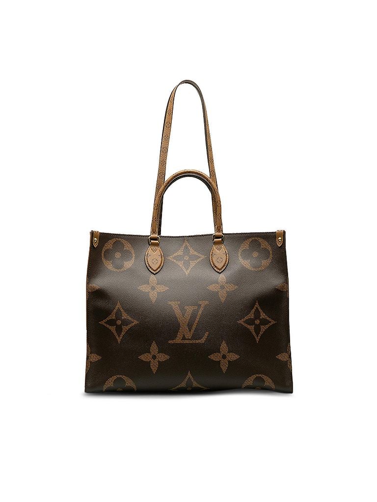 Louis Vuitton 100% Coated Canvas Brown Monogram Reverse Giant OnTheGo GM One size - photo 1