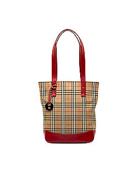 Burberry Haymarket Check Tote (view 1)