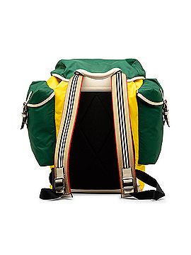 Burberry Colorblock Nylon Drawstring Backpack (view 2)