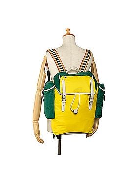 Burberry Colorblock Nylon Drawstring Backpack (view 2)