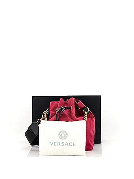 Versace Medusa Convertible Drawstring Bucket Bag Nylon Small (view 2)