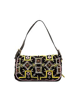Fendi Embroidered Beaded Baguette (view 2)