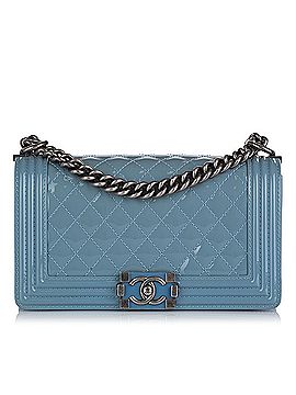 Chanel Medium Patent Boy Bag (view 1)
