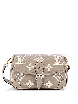 Louis Vuitton Diane NM Handbag Bicolor Monogram Empreinte Giant (view 1)