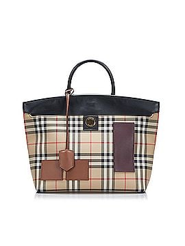 Burberry House Check Society Satchel (view 1)