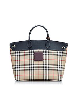Burberry House Check Society Satchel (view 2)