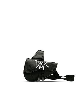 Dior x Stussy Bee Applique Saddle (view 1)