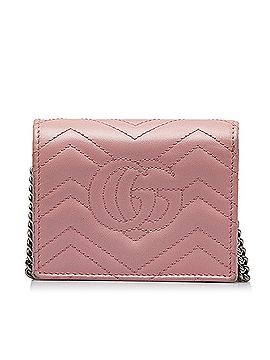 Gucci GG Marmont Leather Wallet On Chain (view 2)