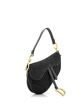 Christian Dior Saddle Handbag Oblique Jacquard Medium (view 2)