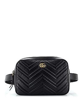 Gucci GG Marmont Square Belt Bag Matelasse Leather (view 1)