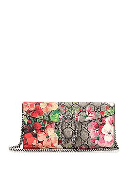 Gucci Dionysus Chain Wallet Blooms Print GG Coated Canvas Long (view 1)
