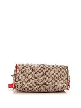 Gucci Convertible Boston Bag Embroidered GG Coated Canvas Medium (view 2)