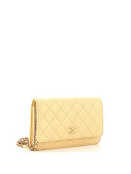 Chanel CC Plate Wallet on Chain Quilted Lambskin (view 2)