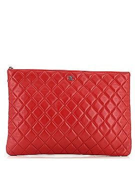 Chanel O Case Clutch Quilted Lambskin Medium (view 1)