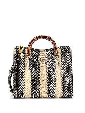 Gucci Diana NM Bamboo Handle Tote Python Small (view 1)
