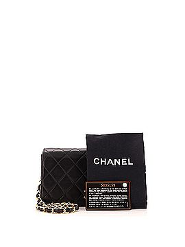 Chanel Vintage Full Flap Bag Quilted Lambskin Mini (view 2)