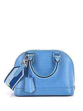 Louis Vuitton Alma Handbag Epi Leather with Logo Jacquard Strap BB (view 1)