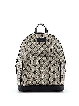 Gucci Zip Pocket Backpack GG Coated Canvas Small (view 1)