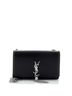 Saint Laurent 100% Leather Black Classic Monogram Tassel Crossbody Bag Grainy Leather Medium One Size - photo 1