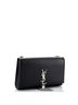 Saint Laurent 100% Leather Black Classic Monogram Tassel Crossbody Bag Grainy Leather Medium One Size - photo 3