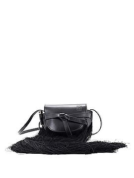 Loewe Gate Shoulder Bag Leather with Silk Fringe Mini (view 1)