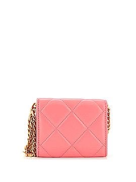Chanel Pending CC Card Holder on Chain Quilted Lambskin (view 2)