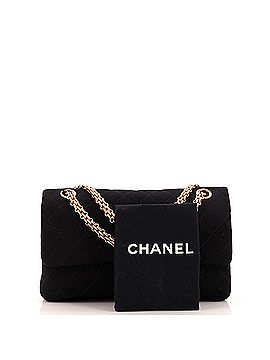 Chanel Vintage Reissue Chain Double Flap Bag Quilted Jersey Small (view 2)