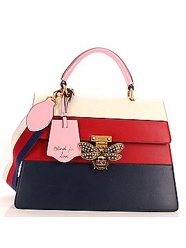 Gucci Queen Margaret Top Handle Bag Colorblock Leather Large (view 1)