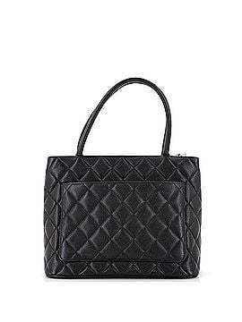 Chanel Medallion Tote Quilted Caviar (view 2)