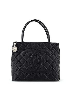 Chanel Medallion Tote Quilted Caviar (view 1)